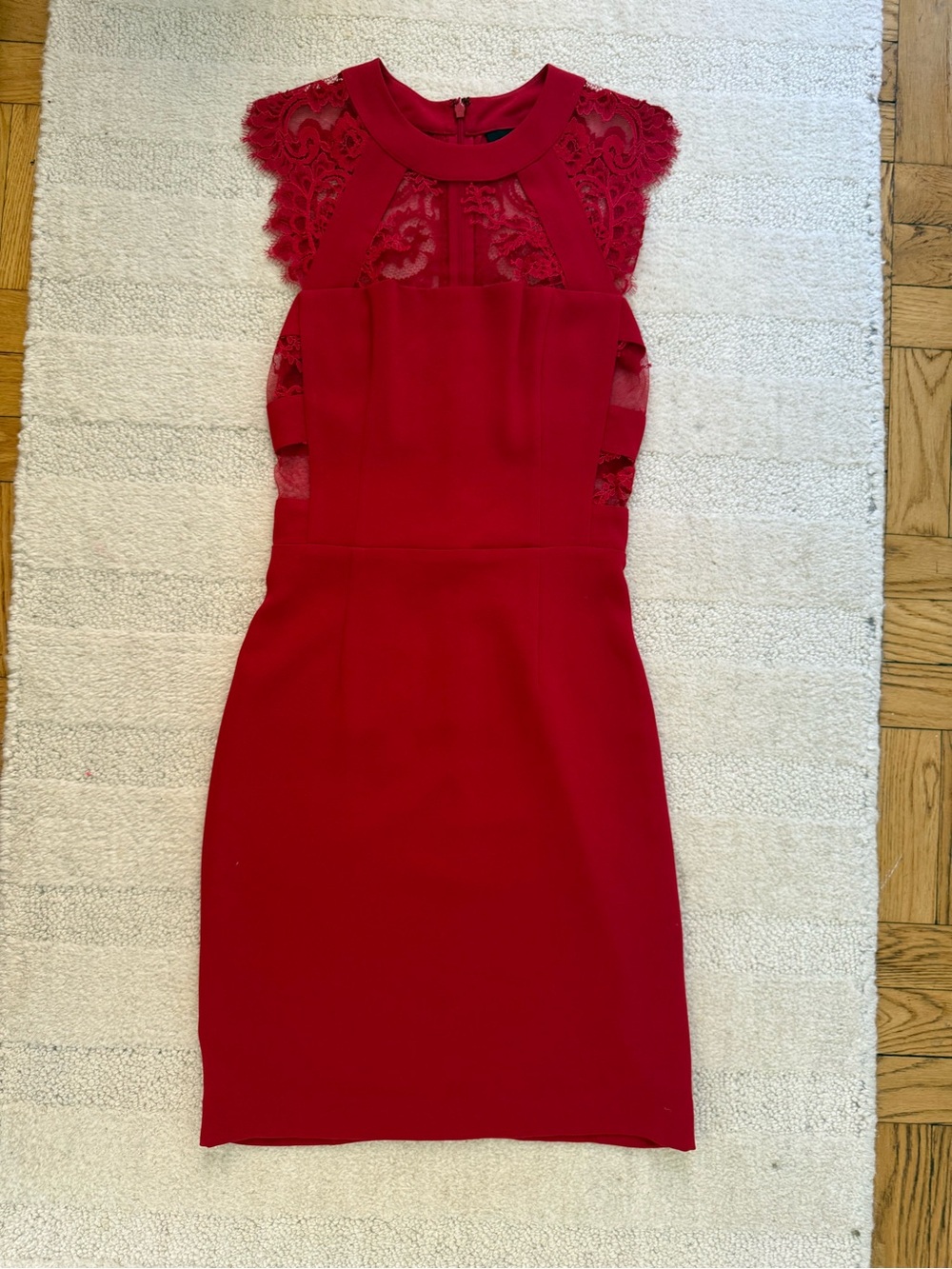 The Kooples Red Dress with Lace Back